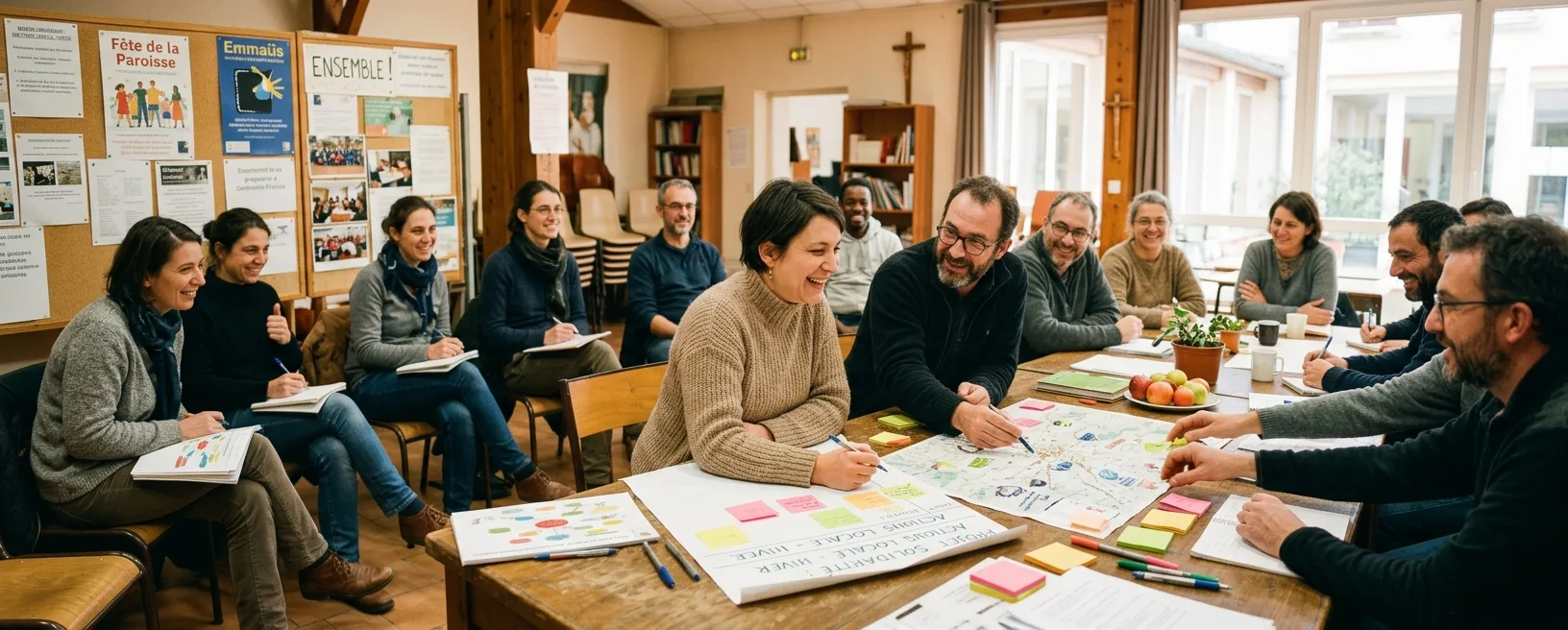 Équipe de Association Marcellin Champagnat - Maristes au travail